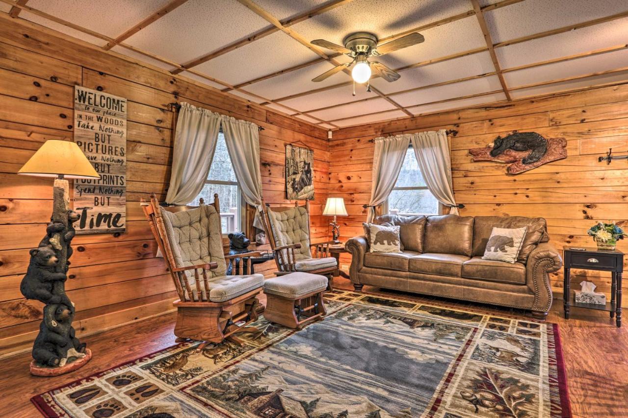 Smoky Mountain Cozy Cove Cabin Deck And Fire Pit! Cosby المظهر الخارجي الصورة