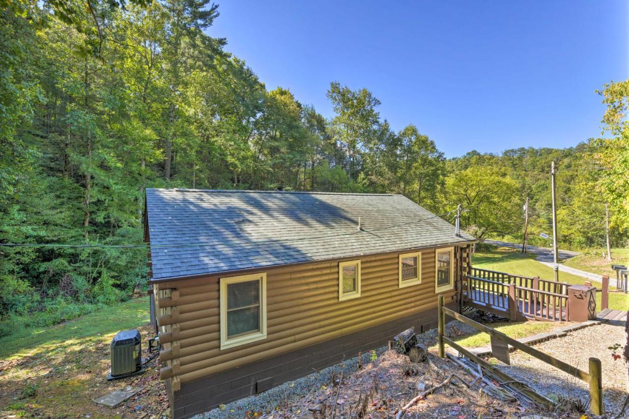 Smoky Mountain Cozy Cove Cabin Deck And Fire Pit! Cosby المظهر الخارجي الصورة